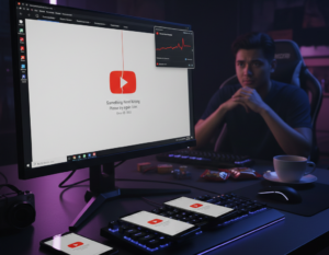 YouTube tidak bisa diakses dan hanya menampilkan layar putih pada 18 Februari 2026