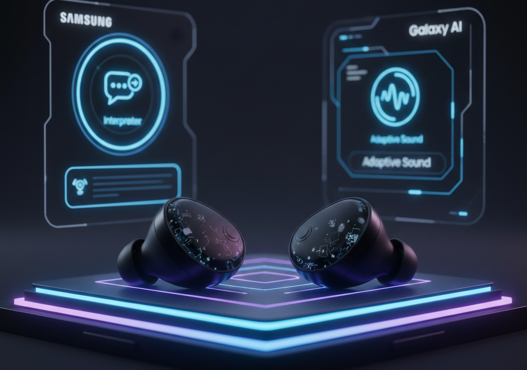 Galaxy AI Galaxy Buds hadir dengan fitur Adaptive Sound dan Interpreter