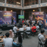 FC Mobile Ngabuburit di M Bloc Space dengan booth mini games sepak bola