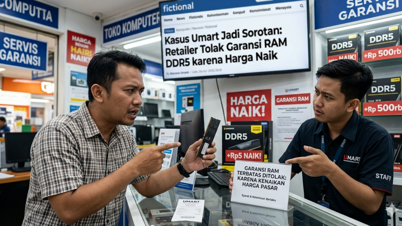 garansi ram ddr5 ditolak retailer karena harga naik