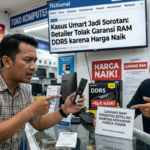 garansi ram ddr5 ditolak retailer karena harga naik