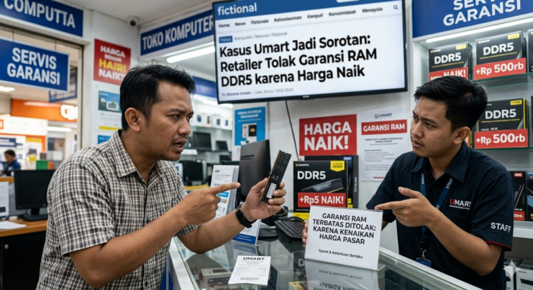 garansi ram ddr5 ditolak retailer karena harga naik