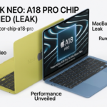 MacBook Neo bocor di situs Apple diduga memakai chip A18 Pro