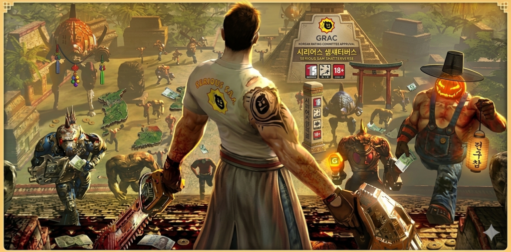 Serious Sam Shatterverse muncul di badan rating Korea Selatan
