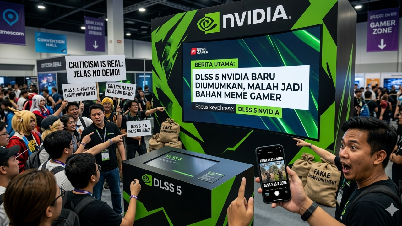 Ilustrasi DLSS 5 NVIDIA yang ramai dibicarakan gamer setelah diumumkan