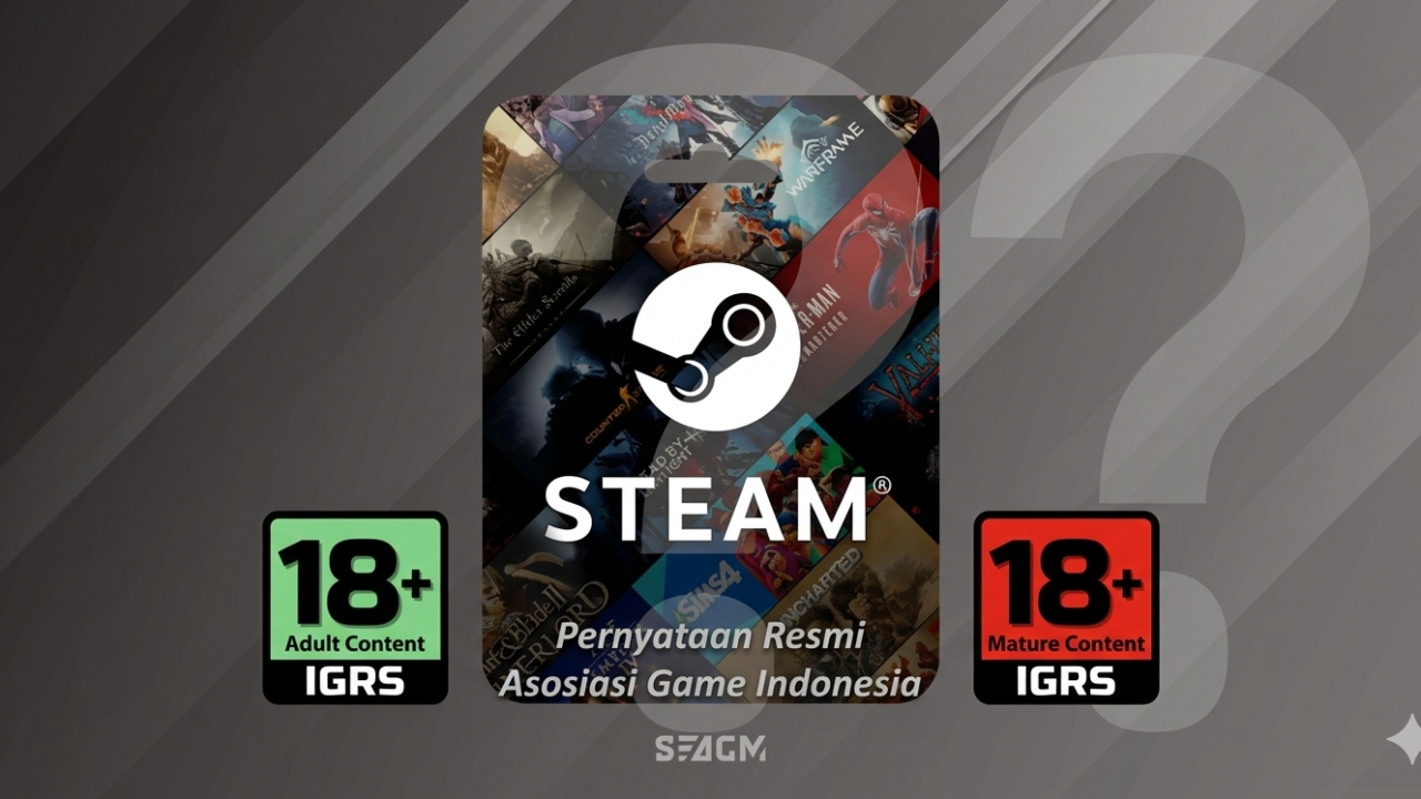 Masalah ketidaksesuaian Rating Game IGRS di platform Steam