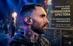 Penggunaan Teknologi Audio Sennheiser Spectera pada konser Maroon 5