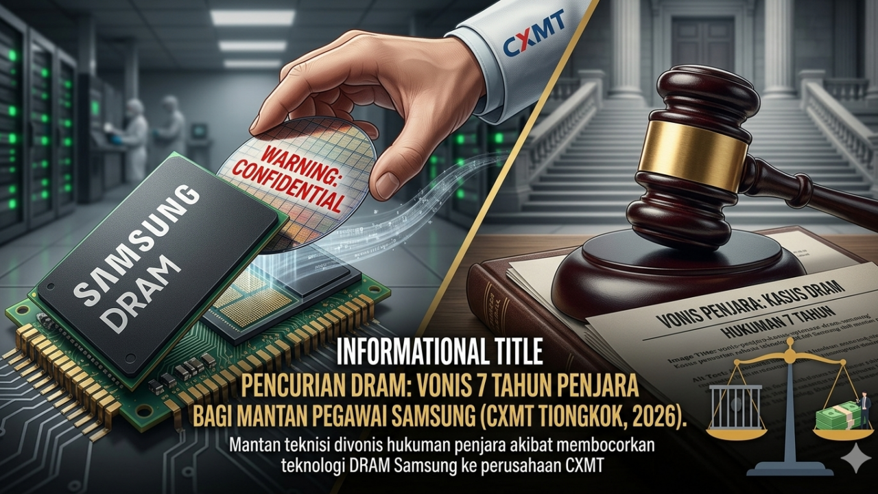 Kasus pencurian rahasia teknologi DRAM Samsung oleh mantan pegawai