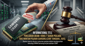 Kasus pencurian rahasia teknologi DRAM Samsung oleh mantan pegawai