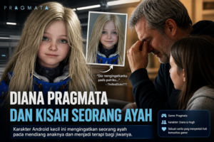 Diana Pragmata ayah teringat mendiang anaknya