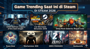 Game Trending Saat Ini di Steam 2026 dengan daftar game populer terbaru