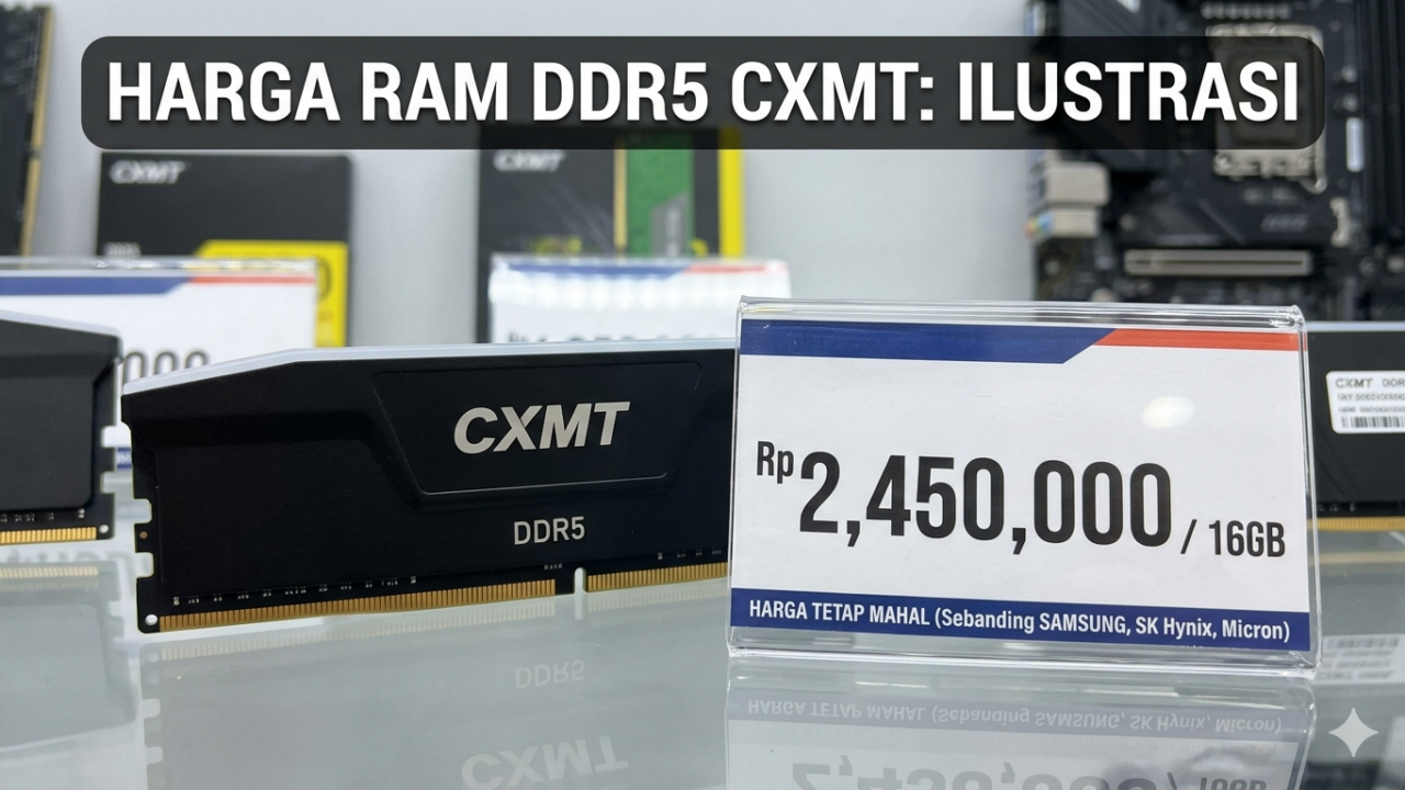 Harga RAM DDR5 CXMT tetap mahal meski sempat dijanjikan lebih terjangkau untuk pengguna PC
