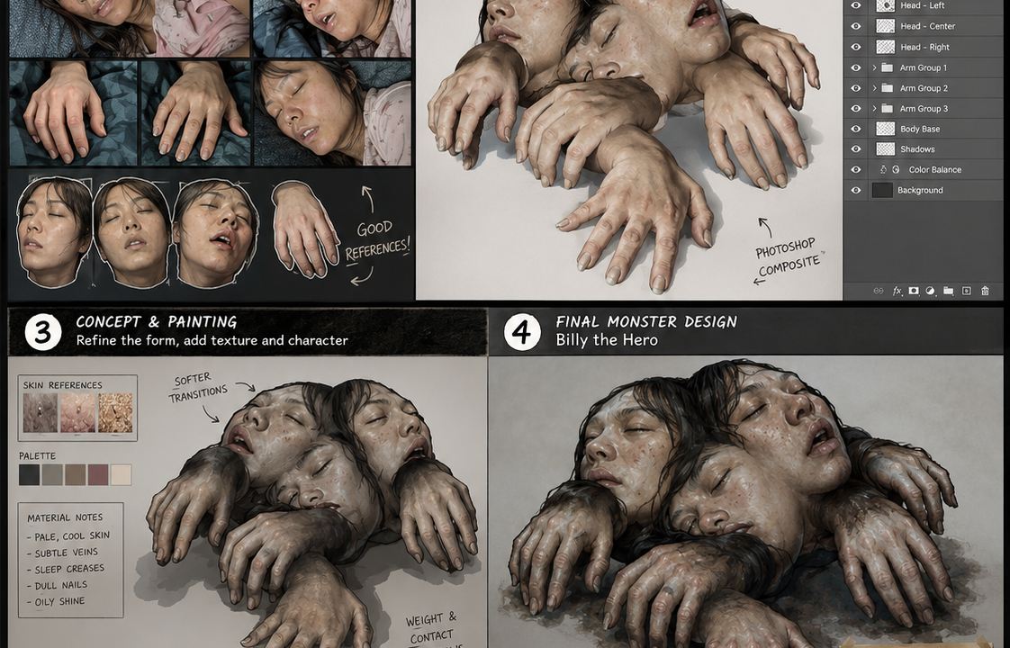 Developer game indie mengubah foto istrinya menjadi monster Billy the Hero