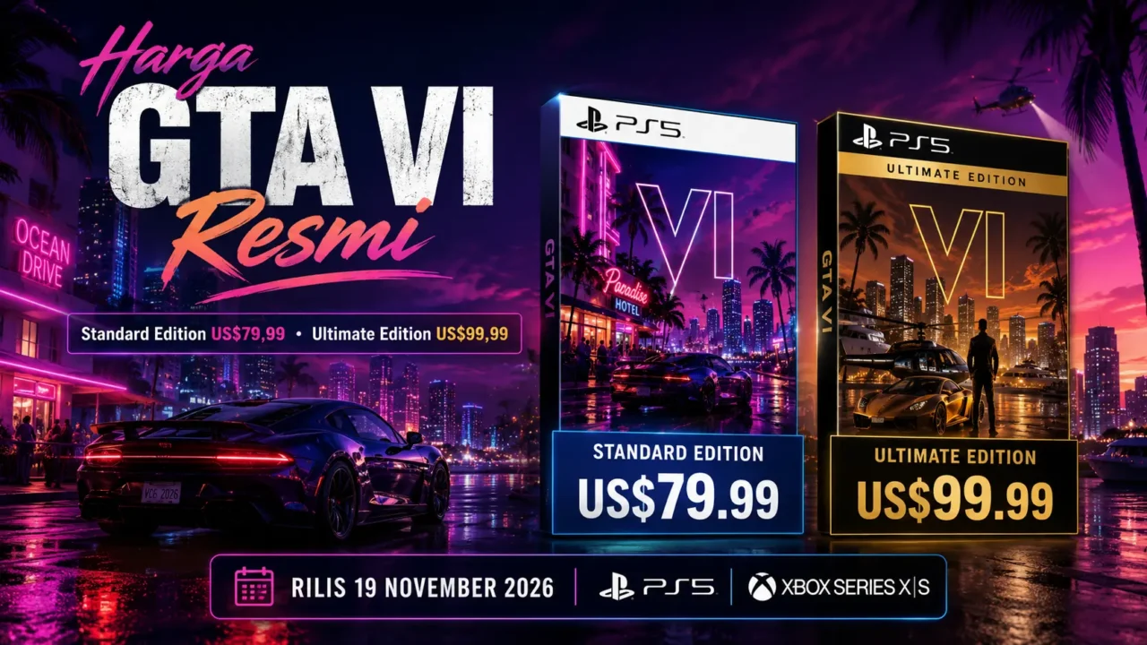 Harga GTA VI Standard dan Ultimate Edition dari Rockstar Games