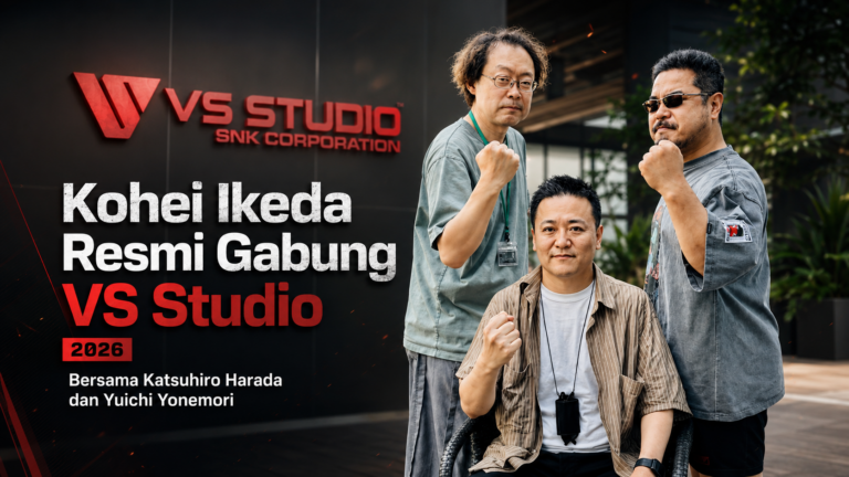 Kohei Ikeda gabung VS Studio bersama Katsuhiro Harada pada 2026