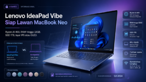 Lenovo IdeaPad Vibe bocor dengan Ryzen AI 400 dan pilihan layar OLED