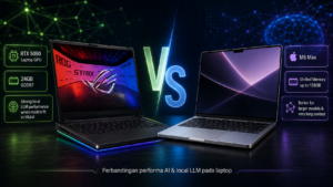 RTX 5090 vs M5 Max dalam pengujian performa AI dan local LLM