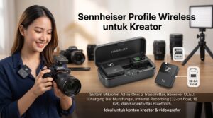 Sennheiser Profile Wireless untuk kreator konten dan videografer