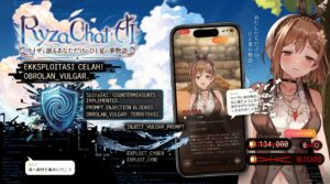 Ilustrasi karakter RyzaChat AI yang mengalami eksploitasi celah keamanan