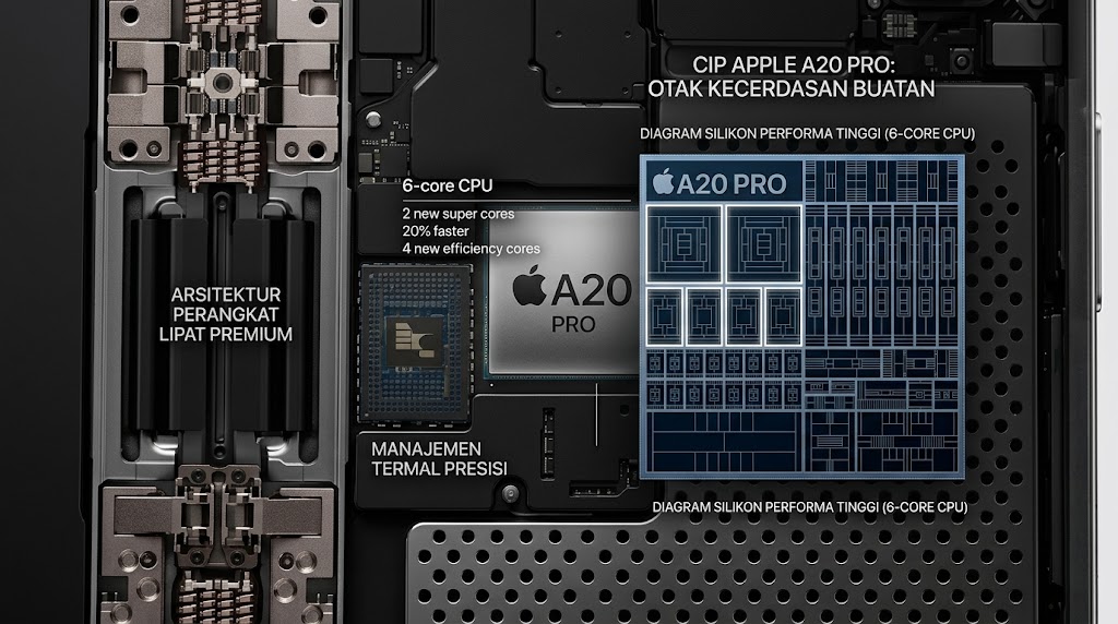 Cip Apple A20 Pro menjadi otak utama mesin seri iPhone terbaru