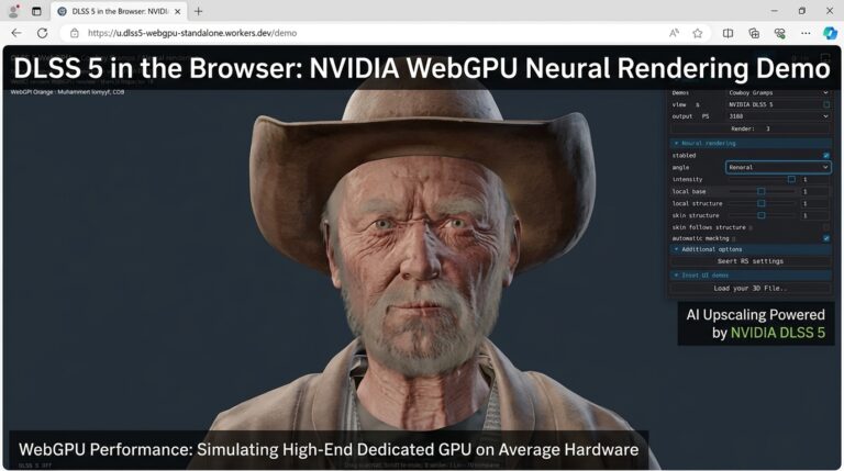 Modder pamerkan fitur render gambar cerdas DLSS 5 di browser