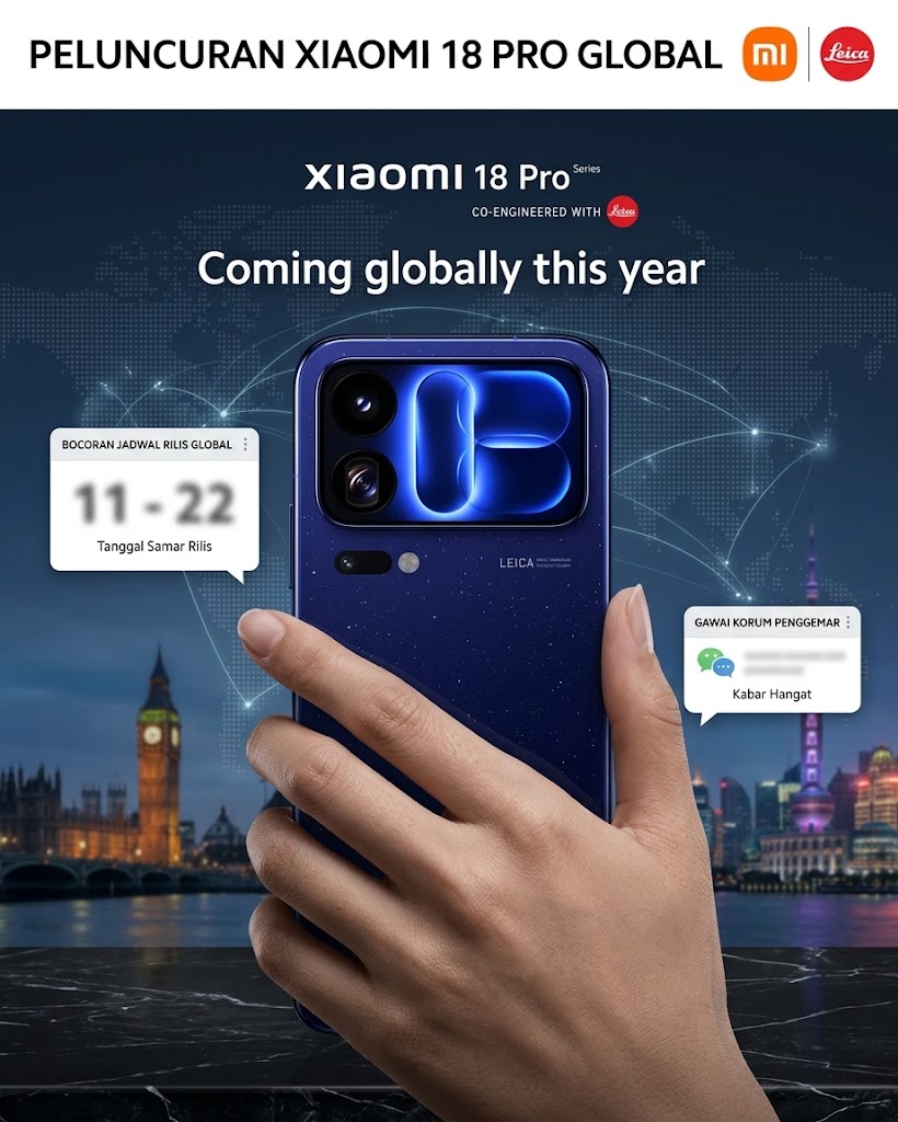 Bocoran jadwal rilis Xiaomi 18 Pro untuk pasar global